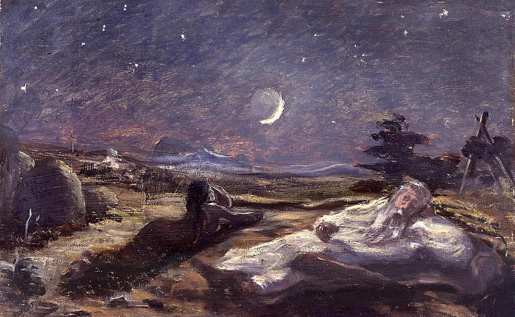 Jean-Frédéric Bazille-72-Schizzo per Ruth e Boaz